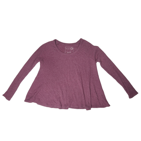 Free People Tops - We The Free Waffle Knit Flared Hem Long Sleeve
